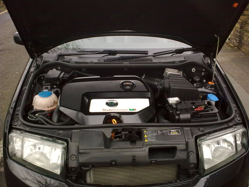 My Fabia Vrs Engine Cover Is Done Skoda Fabia Mk I Briskoda