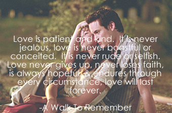 A Walk To Remember.