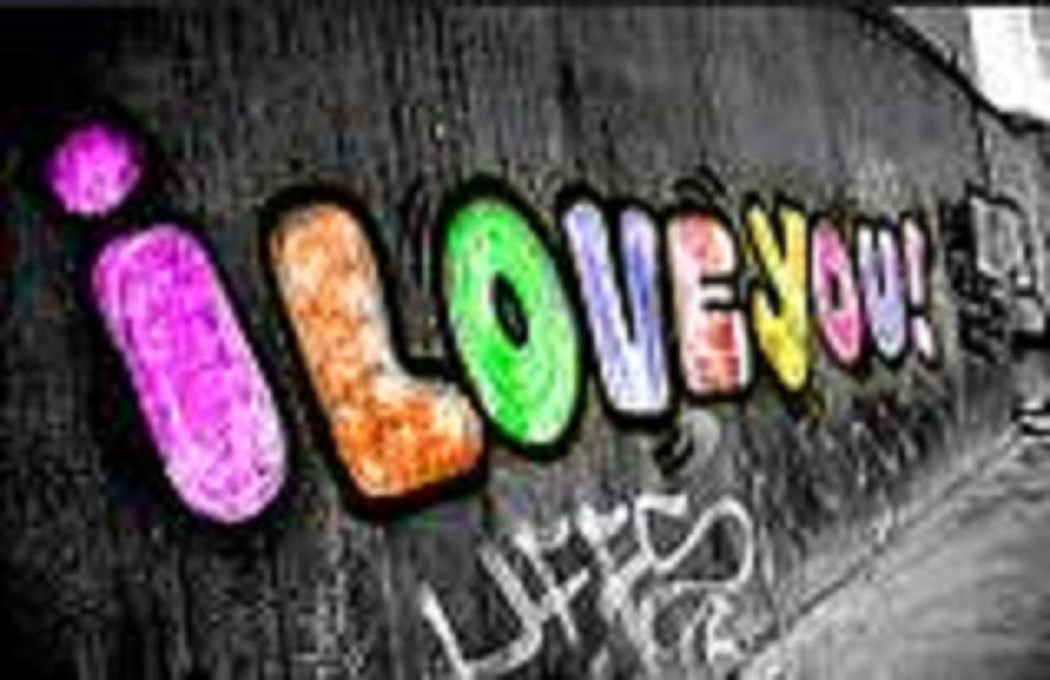 i love you in graffiti. I Love You In Graffiti