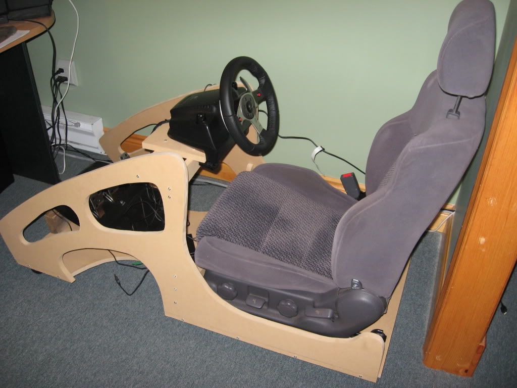DIY Racing Simulator Cockpit Plans