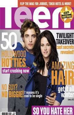 Rob and Kristen pose for Teen magazine Pictures, Images and Photos