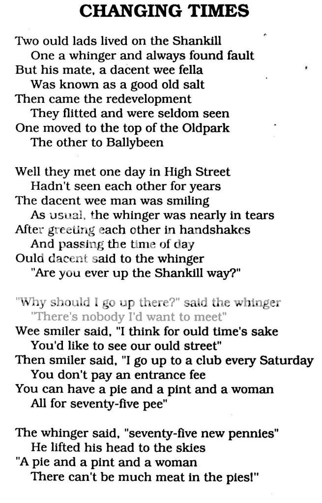 Poetry of Belfast life by Albert Haslett